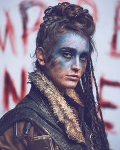 Wasteland Warrior, Post Apocalyptic Costume, Post Apocalyptic Fashion, Apocalyptic Fashion, Larp Costume, Post Apocalypse, Costume Makeup, Post Apocalyptic, Nevada