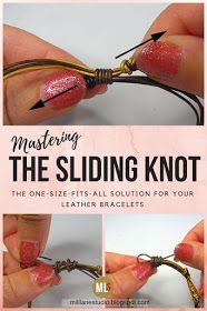 the cover of mastering the sliding knot