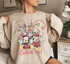 Emma Hill, Disneyland Christmas, Disney Christmas Shirts, Disney Sweatshirt, Outfit Christmas, Christmas Travel, Christmas Mom, Sweatshirt Christmas, Digital Gift Card