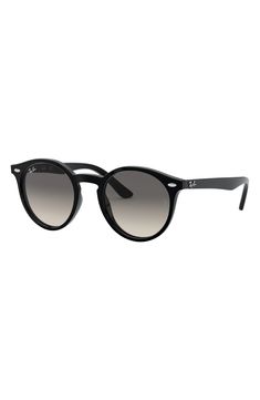 These classic shades in a throwback silhouette are adorably sized down for your little one. 44mm lens width; 19mm bridge width; 130mm temple length 100% UV protection Plastic lenses Propionate Imported Ray-Ban style number: RJ9064 Matte Black Cat Eye Sunglasses With Gradient Lenses, Classic Sunglasses With Uva Protection And Adjustable Fit, Classic Adjustable Polarized Sunglasses, Matte Black Casual Sunglasses With Gradient Lenses, Casual Matte Black Sunglasses With Gradient Lenses, Classic Adjustable Sunglasses With Uv Protection, Classic Sunglasses With Uv Protection And Adjustable Fit, Classic Adjustable Sunglasses With Tinted Lenses, Adjustable Polarized Wayfarer Sunglasses