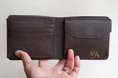 * DIMENSIONS: At 12 x 9.5 x 1.5cm or 4.72 x 3.74 x 0.6 inches when folded, our traditional men's wallet is light and compact yet boasts plenty of capacity. It was designed for the man on-the-go - the adult that appreciates handsome aesthetics, top-notch quality, functional and stylish design. * PREMIUM QUALITY LEATHER: Epsom Leather is a luxury leather. Because you deserve the best in quality, our wallet is made from premium top leather, which is equally luxurious as it is long-lasting. * ELITE Mens Wallet Aesthetic, Luxury Brown Wallet, Luxury Smooth Grain Wallets As Gift, Luxury Brown Trifold Wallet As Gift, Luxury Brown Trifold Wallet Gift, Wallet Aesthetic Men, Wallet Aesthetic, Wallet For Men, Card Case Wallet