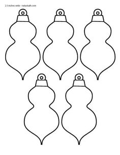 christmas ornament templates to print out