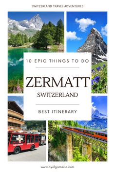 the best things to do in zermatt, switzerland with text overlaying it