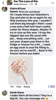 two texts that have been written to someone on their cell phone, one is holding a lollipop