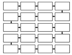 a blank diagram with arrows pointing to each other