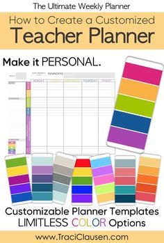 the ultimate guide to creating a custom teacher planner