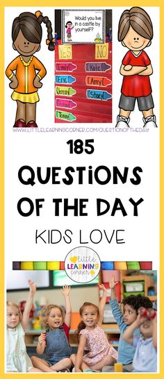 Yes Or No Questions For Preschoolers, Yes No Questions For Preschoolers, Question Of The Day Elementary School, Get To Know You Questions For Preschoolers, Preschool Fall Question Of The Day, Easter Question Of The Day Preschool, Preschool Daily Questions, Morning Questions For Preschool, Prek Question Of The Day