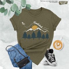 Wanderlust Shirt, World Traveler Shirt, Nature Lover Shirt, Hiking Shirt, Adventure Lover Shirt, Camping Shirt, Vacation Shirt, Travel Gift Variations  🌟 Welcome to our shop! Before you proceed with your order, please take a moment to review all the details provided below. We want to ensure a smooth and enjoyable shopping experience for you. 🛒 Placing Your Order: 1. Read Carefully: Take your time to go through all the information provided here. 2. Customization: Our products come with predefin Hiking Shirts, Vacation Shirts, Travel Shirts, Camping Shirt, World Traveler, Travel Gifts, Nature Lover, Types Of Shirts, Clothing Items