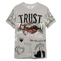 Brand Dunkare Dunkare Shirt Streetwear Snake Trust No One 5 SE Sail T-Shirt To Match Sneaker SE Sail Summer 5s Graphic Tee 1304 NCT Shirt Streetwear, Trust No One, Top Tee, Graphic Tee, Sailing, Nct, Graphic Tees, Street Wear, Top Outfits