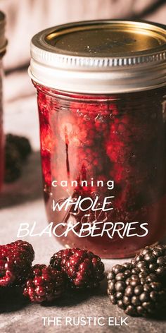 Delicious and perfectly flavored, canning blackberries in raspberry liquor brings out a lot of flavor. However, the alcohol can be omitted if you choose. Raspberry Liquor, Canning Blackberries, Canned Meats, Saskatoon Berry, Easy Canning, From Farm To Table, Home Canning Recipes