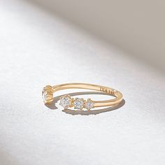 14k Gold Stackable Bypass Ring With Open Band, Stackable 14k Gold Bypass Ring With Open Band, Adjustable 14k Gold Open Bypass Ring, 14k Gold Open Band Promise Ring, 14k Gold Stackable Bypass Promise Ring, 14k Gold Half Eternity Diamond Ring With Open Band, 14k Gold Bypass Promise Ring, 14k Gold Toe Promise Ring, 14k Gold Bypass Ring