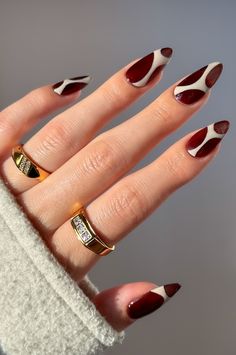 Nail Polish Autumn, Almond Nail Inspo Fall, Almond Nails Designs Autumn, Autumn Nails Square, Fall Nails Square Short, Almond Nails Autumn, Thanksgiving Nail Ideas, Pumpkin Nails, Nagel Tips