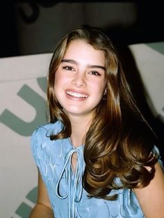 Brooke Shields Young, Brooke Shields, Beauty Icons, Girl Crushes, Pretty Face, Brown Hair, A Girl, Pretty People, Hair Inspiration