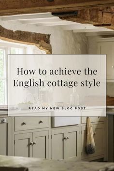 How to achieve English cottage style home English Cottage Cabinets, Cozy English Cottage Kitchen, English Kitchen Cabinets, English Country Cottage Kitchen, English Cottage Bathroom Ideas, Modern English Kitchen, English Kitchen Design