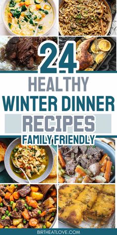 24 healthy winter dinner recipes that are easy to make and delicious for the whole family