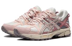 ASICS Gel-Kahana 8 White/Pink Marathon Running Shoes/Sneakers Asics Gel Venture, Pink Running Shoes, Marathon Running Shoes, Asics Shoes, Sneakers Men Fashion