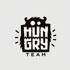 the logo for hunt gry team, which is designed by graphic artist and designer