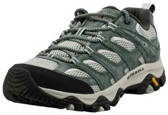 PRICES MAY VARY. HIGH PERFORMANCE: Ideal for your hiking trails, the Merrell Moab 3 Sneakers offer elevated comfort, performance, and long-lasting durability. Available in 7 neutral colors that will blend in with the trail and look great with any outfit QUALITY MATERIAL: Features a lightweight leather and mesh upper, a breathable textile lining, and a removable Kinetic Fit ADVANCED contoured insole with reinforced heel for flexible support and underfoot comfort OPTIMAL SUPPORT: A non-slip sticky grip Vibram TC5+ synthetic outsole and molded nylon arch shank keep you steady and secure on every movement, for the best combo of traction and durability on wet or dry surfaces SHOCK ABSORPTION: Our signature Merrell Air Cushion and Super Rebound Compound provide durable shock absorption in the he