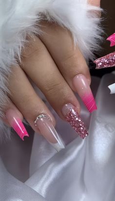 Nails Patygirl, Almond Acrylic Nails Designs, Glamour Nails, Baby Nails, Cute Acrylic Nail Designs, Almond Acrylic Nails, Coffin Nails Designs, Square Nails, Cute Acrylic Nails