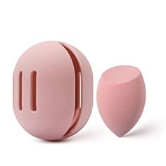 BEZOX Makeup Blender with Holder, Non-Latex Beauty Sponge with Case of Premium Silicone for Blending Liquid Foundations Cosmetics, Travel Sponge Holders, Soft and Skin-Friendly - Pink It Cosmetics Foundation, Sponge Holder, Beauty Blender, Liquid Foundation, Makeup Tools Brushes, Makeup Skin Care