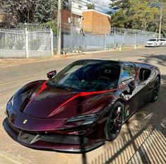 Dark Red Ferrari, Ferrari F80, Ferrari Sf90 Stradale, Car Ferrari, Ferrari Sf90, Red Ferrari, Ferrari Cars, Ferrari Laferrari, Cool Car Pictures