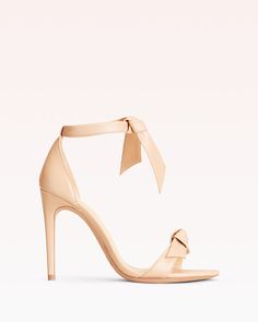 Nude Peach Heels, Sandals For Ladies, Midi Wedding Dress, Shoes For Woman, Nude Sandals, Calf Muscles, Alexandre Birman, Leather Sandals Women, Future Bride