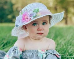 White Straw Hat Baby, Flower Lilac Toddler Hat, Floral Summer Hat Girl, Fancy Kids Sun Hat,  Children Gift, Photo Shoot Prop, Holiday Cap White flower straw hat for baby, little girls,toddler girl Flower Lilac, Kids Sun, Kids Sun Hat, Easter Bonnet, Photoshoot Props, Gift Photo, Baby Flower, Toddler Hat, Summer Hat