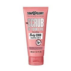 Soap & Glory Original Pink The Scrub Of Your Life Exfoliating Body Scrub - Smoothing & Buffing Body Scrub - Rose & Bergamot Body Polish - Brightening Body Scrub with Shea Butter & Vitamin E (200ml) Ingrowing Hair, Pink Fragrance, Exfoliating Body Scrub, Soap And Glory, American Crew, Pink Skin, Body Polish, Exfoliating Scrub