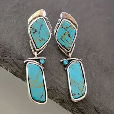 Silver Metal With Turquoise Stones And Blue Crystal Accents. Lightweight, Pierced, Stainless Steel Posts. Boutique Packaging Includes Storage Bag New To Poshmark? Use Code Emmiesbling For $10 Off Your Purchase When You Open A New Account. Check Out My Other Listings If You Like Boho Hippie 60’s 70’s 80’s 90’s Y2k Retro Mcm Pin-Up Beach Western Pool Coachella Festival Southwestern Bohemian Vintage Ig Instagram Tik Tok Gypsy Spell Vici Nasty Gal, Misguided, House Of Cb, Quay, Windsor, Lulus, H&M, Thanksgiving Accessories, Bonnie Blue, Retro Vintage Christmas, Spring Summer Wedding, Popular Earrings, Fairy Goth, Resort Beach, Jenny Bird, Turquoise Earrings Dangle