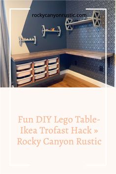 the diy leg table ikea trofast hack and rocky canyon rustic