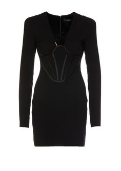 - woman dress, cocktail mode, zip back closure, pencil, heart neck- Composition: 96% Viscose, 4% Elastan Versace Mini Dress, Herno Jacket, Versace Dress, Versace Couture, Woman Dress, Dress Cocktail, Mini Dress Shop, Gianni Versace, Black Knit