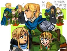 the legend of zelda and her friends are all dressed up in their favorite outfits