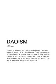 the back cover of daoism, with an image of a woman in black and white