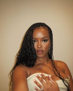 Beige Corset Top, Beige Corset, Senegalese Twist Hairstyles, House In London, Vacation Hairstyles, Braids For Black Women, African Braids, Hair Crush