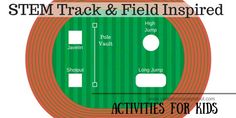 These olympic track and field events show of how science can be observed in sports! Check out these simple activities with household objects for kids' STEM! From jumping to throwing objects, kids can observe, graph and measure, putting their science and math skills to the test while having FUN! Track And Field Day Elementary, Kids Olympic Games Field Day, Kids Track And Field, Summer Olympics Unit Study, Olympics Homeschool Unit, Track And Field Games, Mini Olympics, Coding Ideas