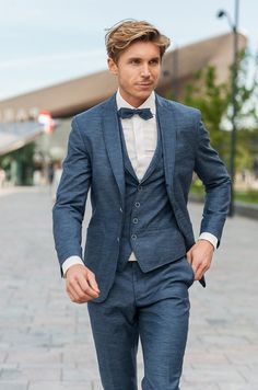 Groom Suspenders, Mens Wedding Attire, Blue Suit Men, Groom And Groomsmen Attire, Wedding Dress Men, Dress Suits For Men