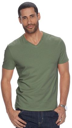 Apt. 9 Men's Solid V-neck Tee Cotton V-neck T-shirt For Layering, 3n Hair Color, Short Men Haircuts, Underlayer Hair Color, Hair Colora, Elumen Hair Color, Bridesmade Hair, Unnatural Hair Color, Wedding Hair Colors