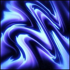 an abstract blue and black background with wavy lines