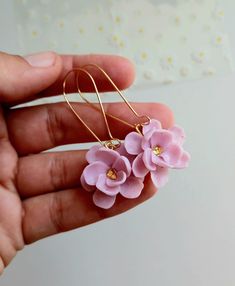 Handmade pink earrings made from polymer clay. They are very light and easy to wear. They measure 6 cm. With stainless steel metallic parts. * We create our jewelry with passion and love since 2008. They are made by hand from polymer clay in various designs. * Each product comes in a cute handmade packaging. * Visit our shop to see all the products: https://www.etsy.com/shop/nahootdesignshop/?etsrc=sdt Feminine Pink Jewelry With Handmade Flowers, Nickel-free Pink Polymer Clay Jewelry, Handmade Blush Jewelry For Gifts, Pink Polymer Clay Jewelry With Ear Wire, Handmade Pink Polymer Clay Flower Earrings, Pink Polymer Clay Flower Earrings For Gift, Pink Flower Shaped Jewelry With Handmade Flowers, Pink Polymer Clay Flower Earrings For Weddings, Handmade Blush Earrings As A Gift