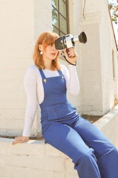 Jane Overall in Denim – Miracle Eye 70s Overalls, Denim Overalls Outfit, Miracle Eye, Daydream Believer, Outfit For Work, Outfit Pants, Jumpsuit Fitted, Overalls Outfit, Denim Overalls