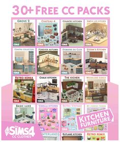 an advertisement for kitchen furniture and appliances