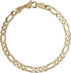 Luxury Oval Link Chain Bracelet With Figaro Chain, Luxury Figaro Chain Bracelet With Oval Link, Yellow Gold Plated Figaro Chain Bracelet, Yellow Gold Figaro Chain Bracelet, Luxury Gold Bracelet With Figaro Chain, Luxury Yellow Gold Figaro Chain Bracelet, Gold Plated Figaro Chain Bracelet, Luxury Bracelet With Figaro Chain And Oval Link, Gold-plated Figaro Chain Link Bracelet