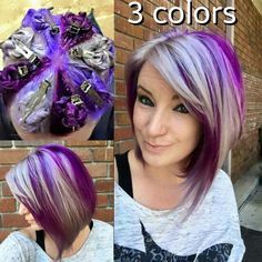 Vivid pinwheel color Pinwheel Hair Color, Highlights Ideas, Different Pictures, Blue Highlights, Hair Techniques, Hair Color Techniques, Funky Hairstyles, Color Techniques