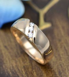 a close up of a ring on a table