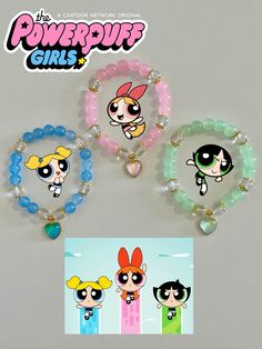 Available at JewelryByASY.com Rainbow Loom Designs, Girls Bracelet, Bead Loom Pattern, Bead Crochet Rope, Wrist Jewelry, Kawaii Jewelry