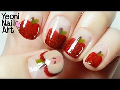 Apple Nail Art, Apple Art, Nail Swag, Dream Nails, Swag Nails