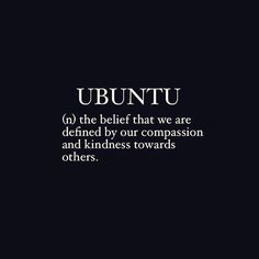 the words ubuntu are written in black and white on a dark background