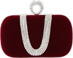 Red Evening Bag, Lady Lady, Party Handbags, Luxury Clutch, Suede Clutch, Evening Clutch Bag, Chain Shoulder Bag, Luxury Women, Clutch Purse