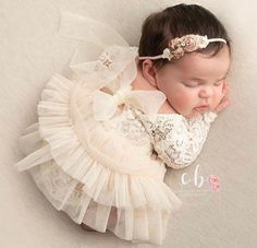 Baby Wedding Outfit, Lace Clothes, Knit Romper, Tulle Tutu Skirt, Take Home Outfit, Foto Baby, Tulle Tutu, Newborn Outfit