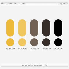 different shades of black, brown and yellow